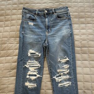 American Eagle Highest Rise Jeggings Crop Size 12